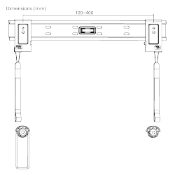 Ultra Slim Fixed TV Wall Mount