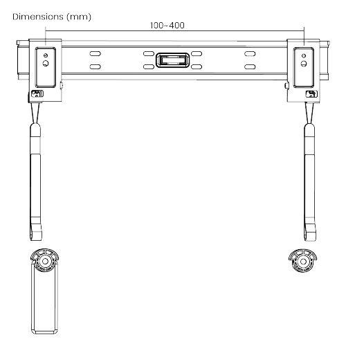 Ultra Slim Fixed TV Wall Mount LED-024 For most 32"-55" LED, LCD Flat Panel TVs from china(chinese)