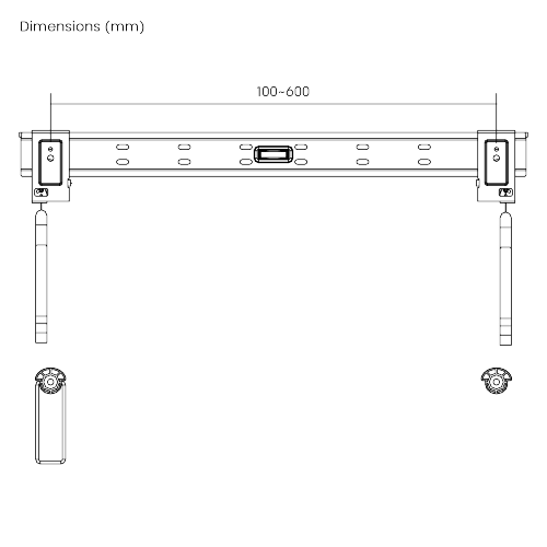Ultra Slim Fixed TV Wall Mount LED-026 For most 37"-70" LED, LCD Flat Panel TVs from china(chinese)