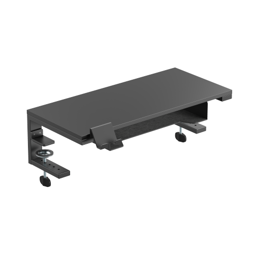 Large Size Versatile Desktop Riser with Storage Box & Holder STB-173-06 Allows Side Clamp, Top Clamp, and Freestanding   from china(chinese)