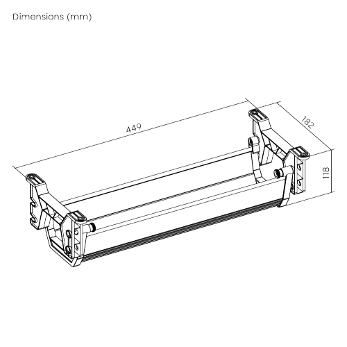 Easy-to-Open Under Desk Cable Tray CC11-11 Streamline Cable Management with Ease from china(chinese)