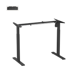 BudgetBoost Standard Column Single-Motor Sit-Stand Desk with Adjustable Width