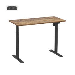 BudgetBoost Standard Column Single-Motor Sit-Stand Desk with Desktop