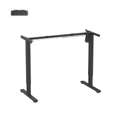 BudgetBoost Reversed Column Single-Motor Sit-Stand Desk
