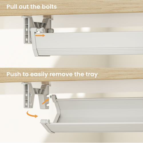 Easy-to-Open Under Desk Cable Tray CC11-11 Streamline Cable Management with Ease from china(chinese)