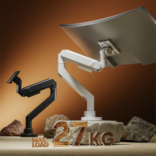 Future-Proof Heavy-Duty Gas Spring Monitor Arm with USB Ports LDT92-C012UC For Heavy and Oversized 24"~57" Monitors from china(chinese)