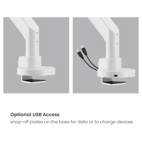Future-Proof Heavy-Duty Gas Spring Monitor Arm with USB Ports LDT92-C012UC For Heavy and Oversized 24"~57" Monitors from china(chinese)