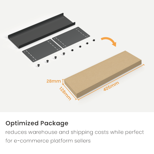 Compact Under-Desk Cable Tray CC11-12-1  from china(chinese)