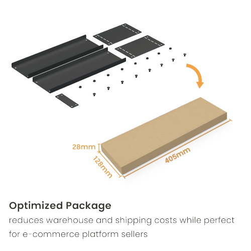 Long Compact Under-Desk Cable Tray CC11-12-2  from china(chinese)