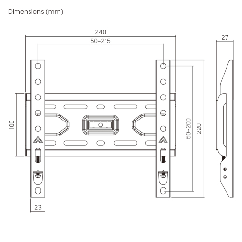 Compact Super Economy  Fixed TV Wall Mount KL36-22F  from china(chinese)