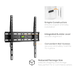 Medium Super Economy Fixed TV Wall Mount