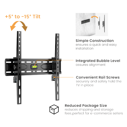Medium Super Economy Tilt TV Wall Mount KL36-44T  from china(chinese)