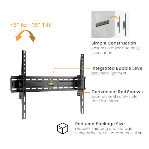 Large Super Economy Tilt TV Wall Mount KL36-46T  from china(chinese)