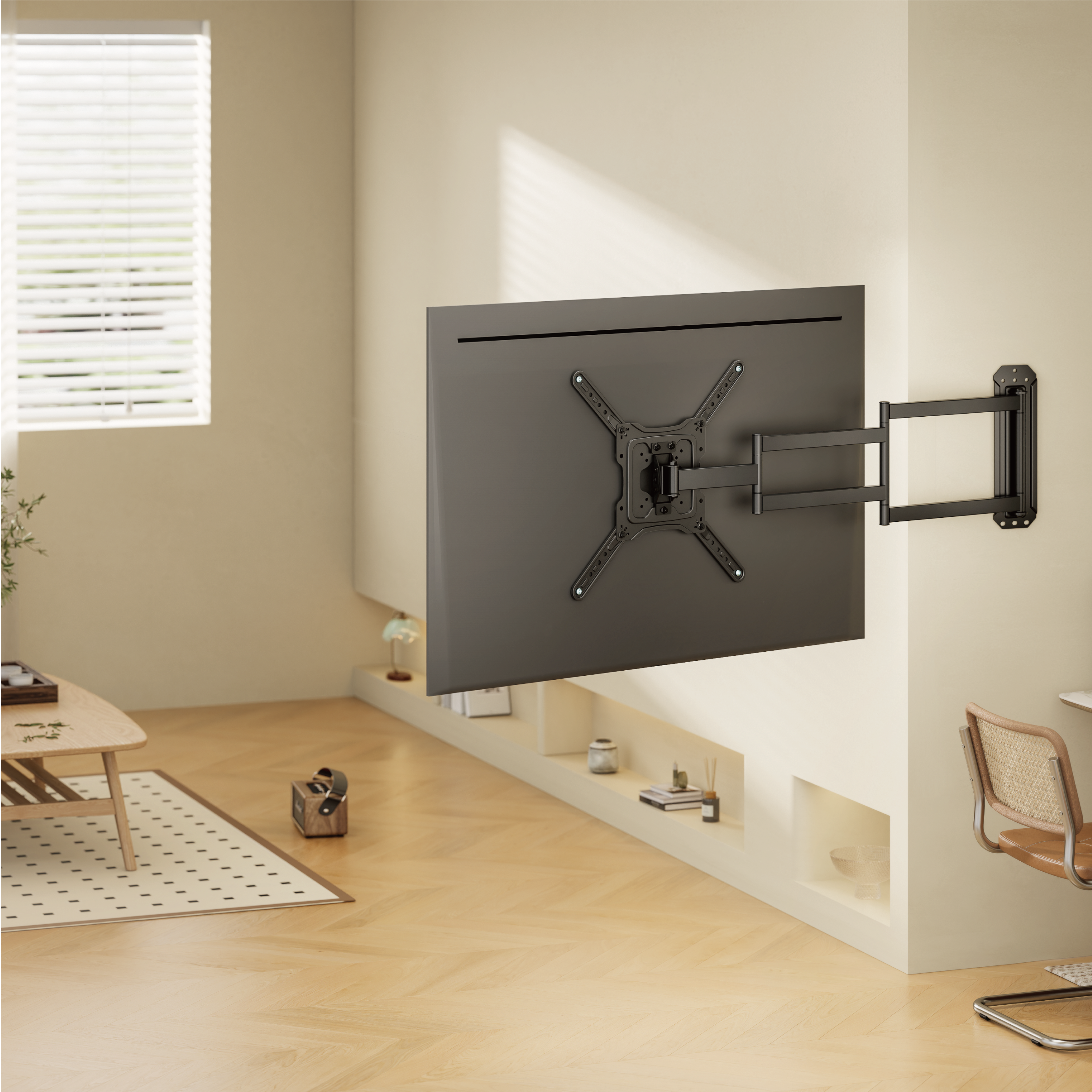 Extra Long Arm Full-Motion TV Wall Mount Supplier and Manufacturer