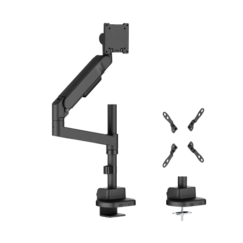 Future-Proof Heavy-Duty Pole-Mounted Gas Spring Monitor Arm LDT92-C012P For Heavy and Oversized 24"-57" Monitors from china(chinese)