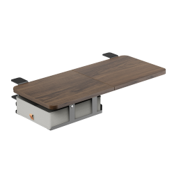 Desk Extension Tray with Storage Drawer (Large Surface)