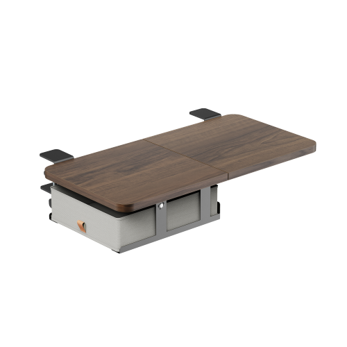 Desk Extension Tray with Storage Drawer (Standard Surface) DET07-02S Expand Your Workspace with Integrated Storage from china(chinese)