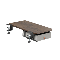 Desk Extension Tray with Storage Drawer (Standard Surface)