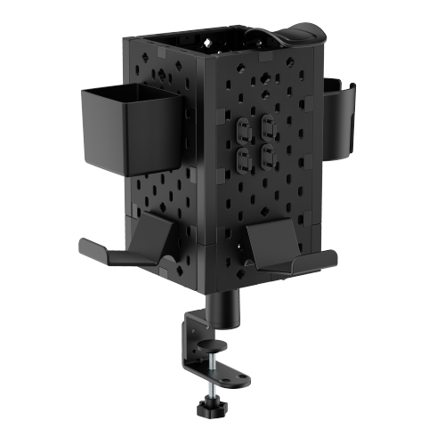 4-Piece Desk Mounted Rotating Pegboard HPS06-3 For Headphones, Controllers and More from china(chinese)