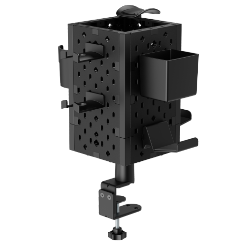 4-Piece Desk Mounted Rotating Pegboard HPS06-3 For Headphones, Controllers and More from china(chinese)