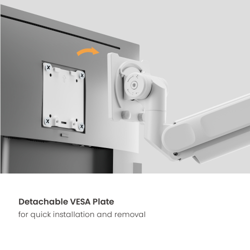 Future-Proof Heavy-Duty Gas Spring Monitor Arm with USB Ports LDT92-C012UC For Heavy and Oversized 24"~57" Monitors from china(chinese)