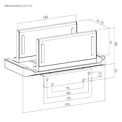 Multifunctional Thin Client CPU Mount