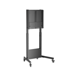 Manual Height-Adjustable TV Cart