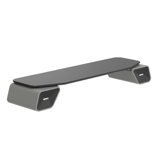 Large Monitor Riser with Built-in Bluetooth Speakers and RGB Lighting STB-212L  Elevate Your Workspace from china(chinese)