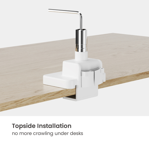 Titan Heavy-Duty Pole-Mounted Gas Spring Dual Monitor Arm LDT87-C024P For most 24"-57" Monitors from china(chinese)