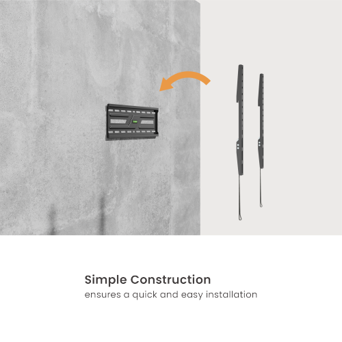 Large-Screen Compact Fixed TV Wall Mount KL38-44F  from china(chinese)