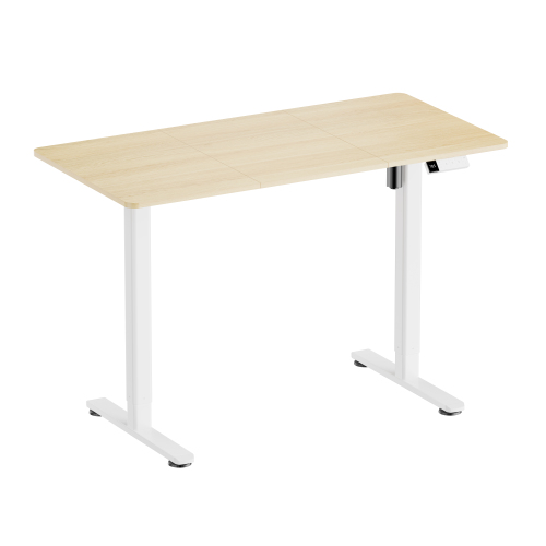 Economy Single Motor Sit-Stand Desk S16-22R-B Smooth desk legs with unchangable stability. from china(chinese)