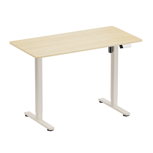 Economy Single Motor Sit-Stand Desk S16-22R-B Smooth desk legs with unchangable stability. from china(chinese)