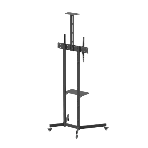 Economy Steel TV Cart with Camera Shelf T1042T Low-cost with good quality, great for limited budgets! from china(chinese)