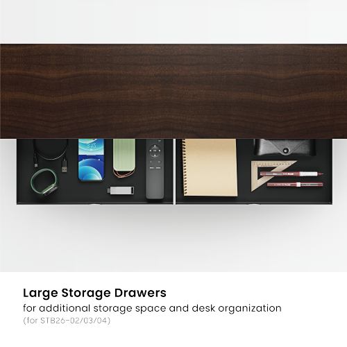 Large Heavy-Duty Monitor Riser with 2-Drawer STB26-04  from china(chinese)