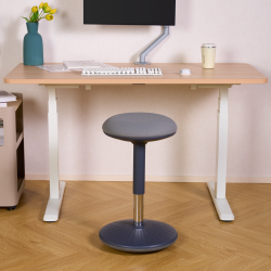 Ergonomic Height-Adjustable Wobble Stool