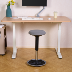 Ergonomic Height-Adjustable Wobble Stool