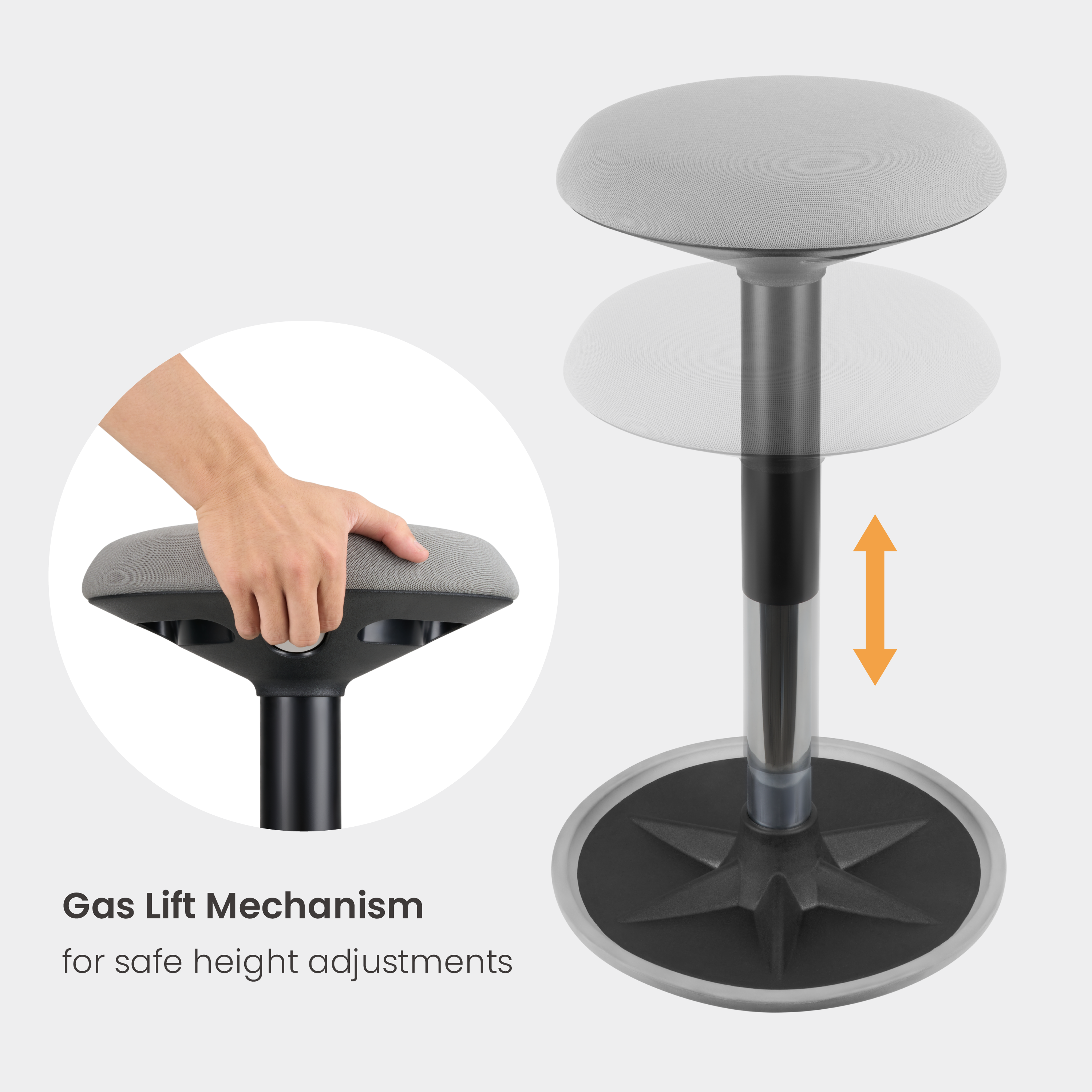 Ergonomic Height-Adjustable Wobble Stool Supplier and Manufacturer