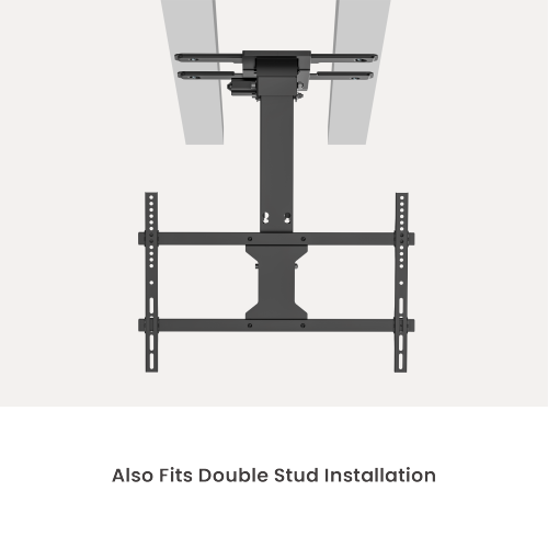 Smart Electric TV Ceiling Mount with Flat and Pitched Ceiling Compatibility & Double Stud Installation Option PLB-M0746D Fits different ceiling structures from china(chinese)