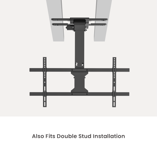 Large Smart Electric TV Ceiling Mount with Flat and Pitched Ceiling Compatibility & Double Stud Installation Option PLB-M0748D  Fits TV sizes up to 86"  from china(chinese)