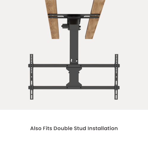 Large Smart Electric TV Ceiling Mount with Swivel Design & Double Stud Installation Option PLB-M0748DS  Fits TV sizes up to 86" & collision avoidance system available from china(chinese)