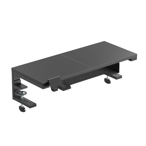 Large Size Versatile Desktop Riser with Storage Box & Holder STB-173-08 Allows Side Clamp, Top Clamp, and Freestanding   from china(chinese)