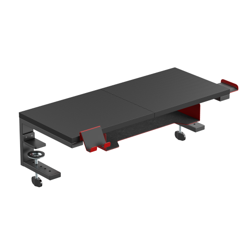 Large Size Versatile Desktop Riser with Storage Box & Holders STB-173-09 Allows Side Clamp, Top Clamp, and Freestanding from china(chinese)