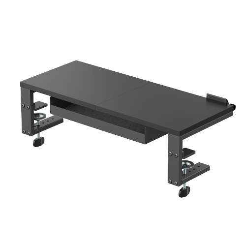 Large Size Versatile Desktop Riser with Storage Box & Holder STB-173-08 Allows Side Clamp, Top Clamp, and Freestanding   from china(chinese)