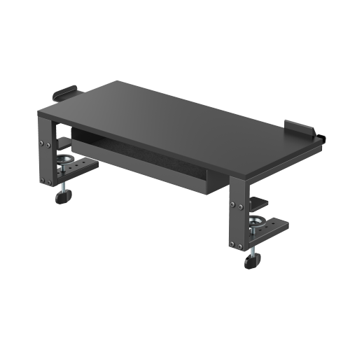 Large Size Versatile Desktop Riser with Storage Box & Holders STB-173-07 Allows Side Clamp, Top Clamp, and Freestanding from china(chinese)