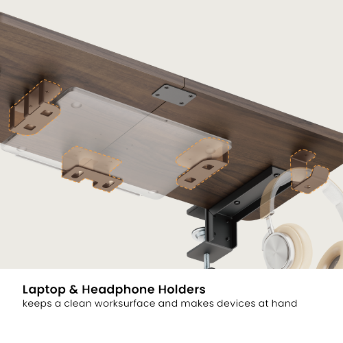 Desk Extension Tray with Storage Holders (Large Surface) DET07-01L Expand Your Workspace with Integrated Storage from china(chinese)