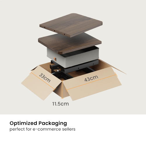 Desk Extension Tray with Storage Drawer (Large Surface) DET07-02L Expand Your Workspace with Integrated Storage from china(chinese)