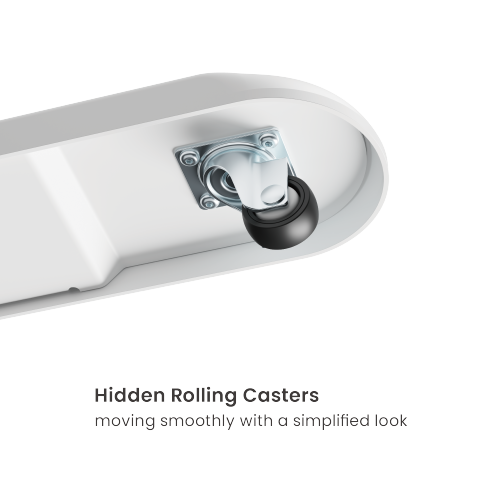 Mobile Dual-Motor Sit-Stand Desk MST01-L Seamless Comfort and Mobility for Modern Workspaces from china(chinese)