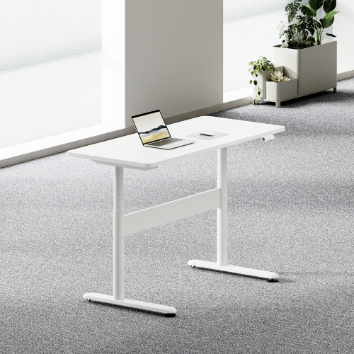 Mobile Dual-Motor Sit-Stand Desk MST01-L Seamless Comfort and Mobility for Modern Workspaces from china(chinese)