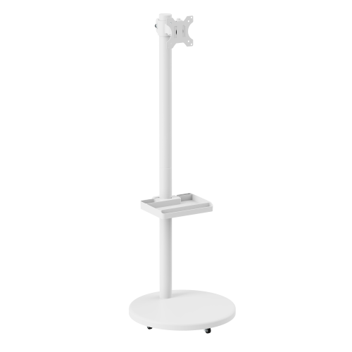 Chic Display Floor Stand with Casters FS38-11TWE  Chic design brings cozy warmth to the space from china(chinese)