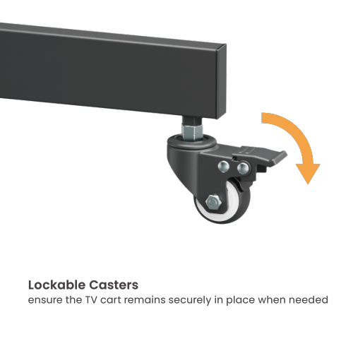 Economy Steel TV Cart T1042TE Low-cost with good quality, great for limited budgets! from china(chinese)